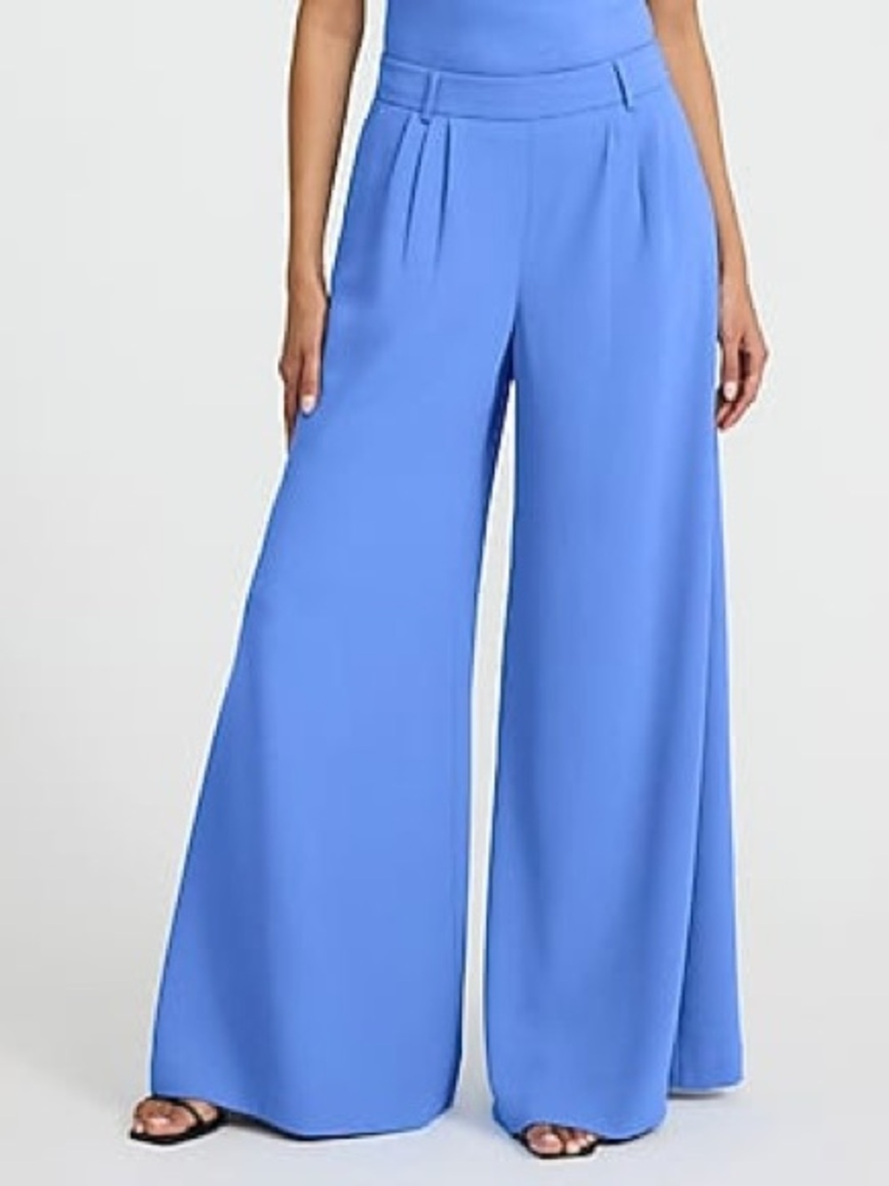 NWT Express Luxe Stretch High Waisted Ultra Wide Leg Trouser